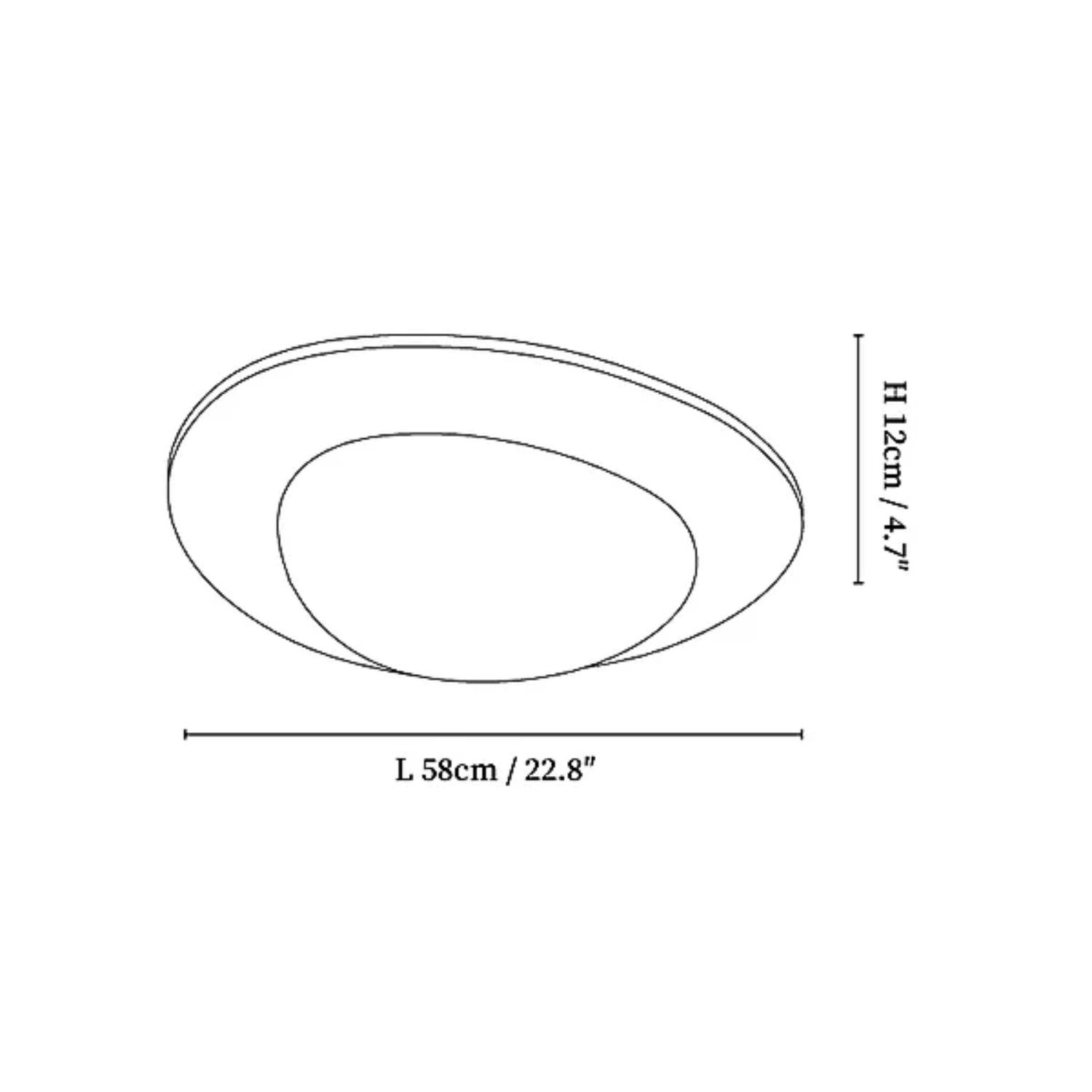 Arone Natural Stone Ceiling Lamp