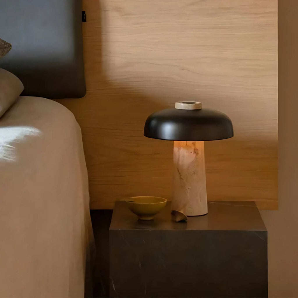 Alto Travertine Table Lamp