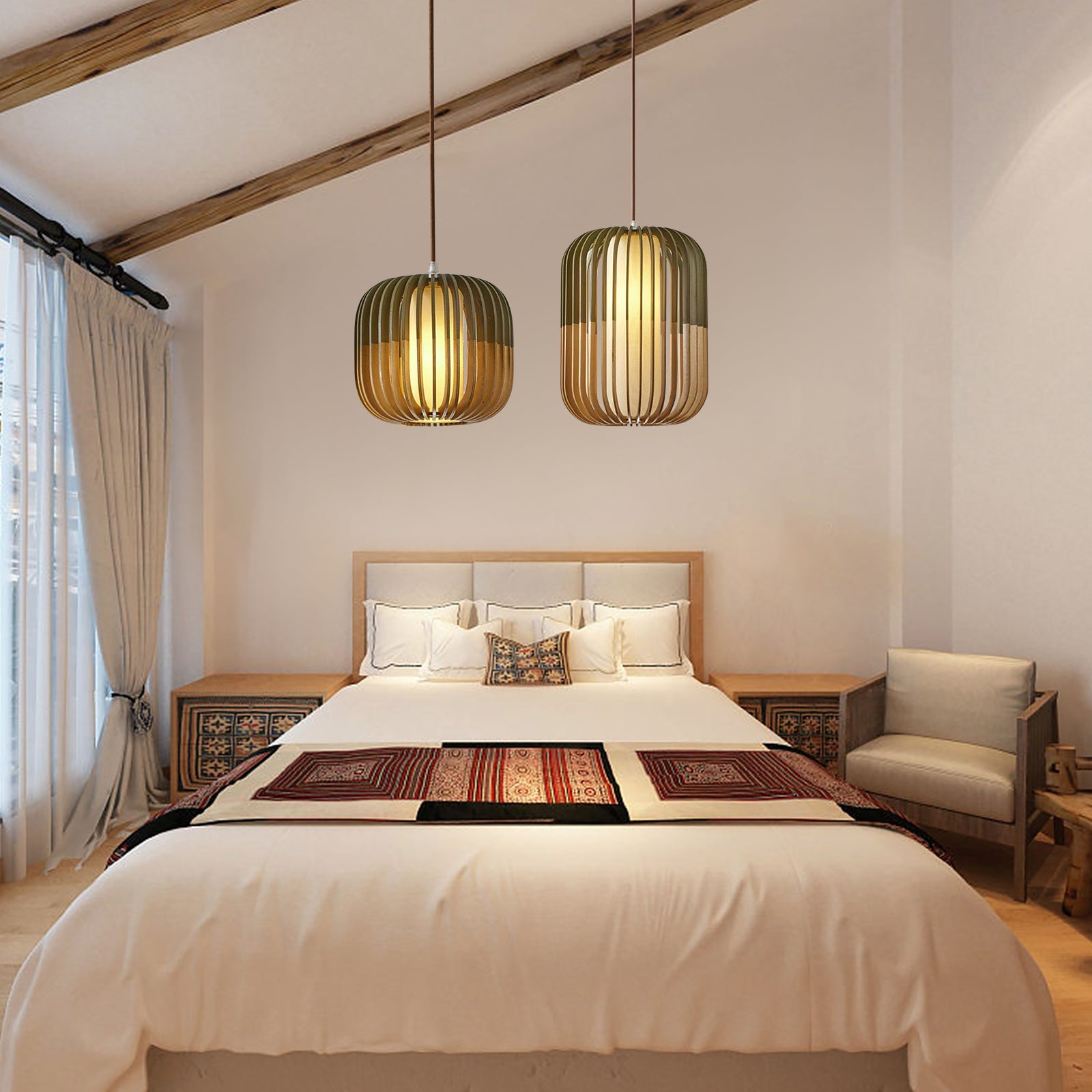 Amaya Wooden Pendant Lamp