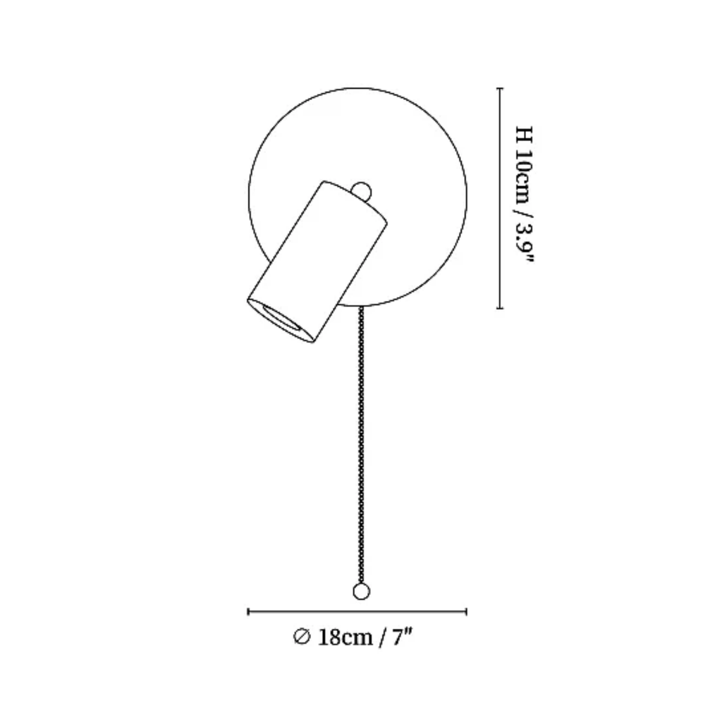 Alensi Natural Stone Wall Lamp