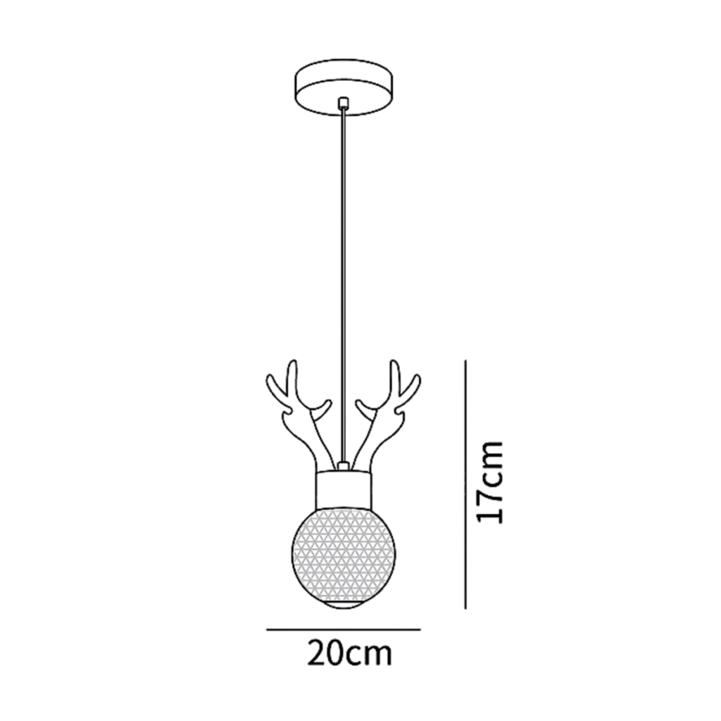 Antler Pendant Light
