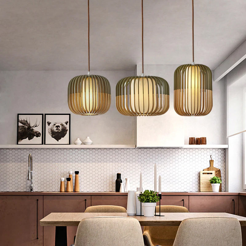 Amaya Wooden Pendant Lamp