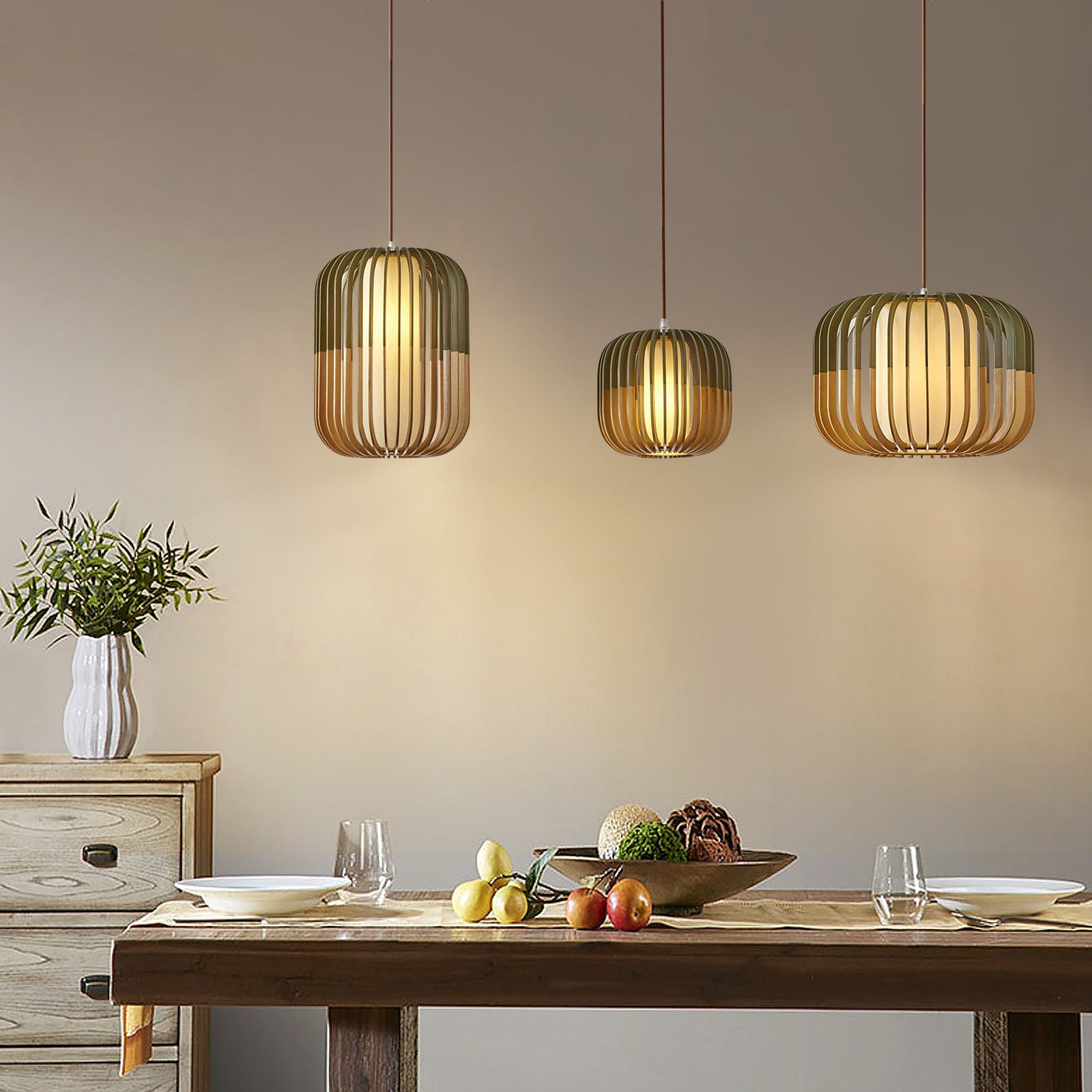 Amaya Wooden Pendant Lamp