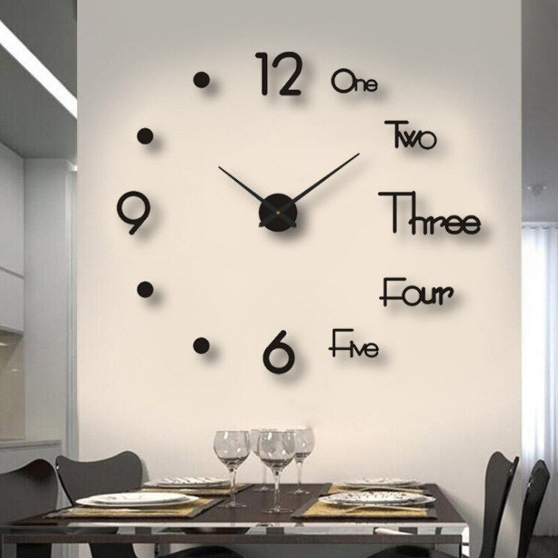3D Creative Wall Clock