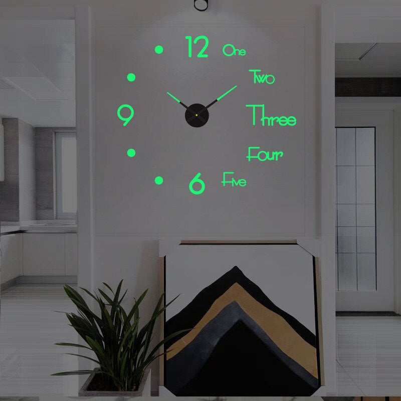 3D Creative Wall Clock