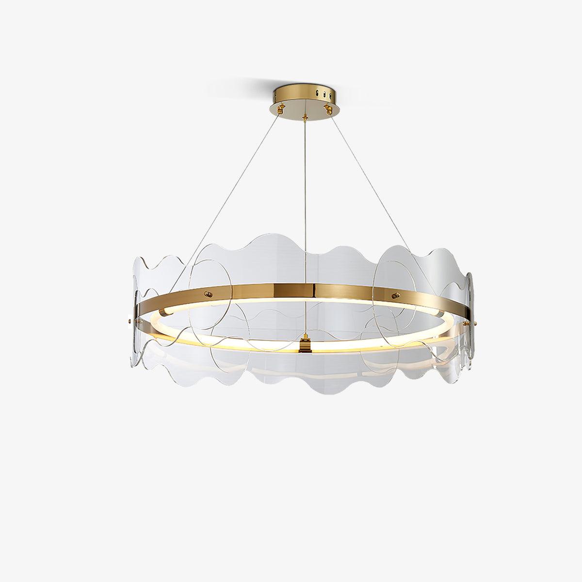 Acrylon Waved Pendant Lamp