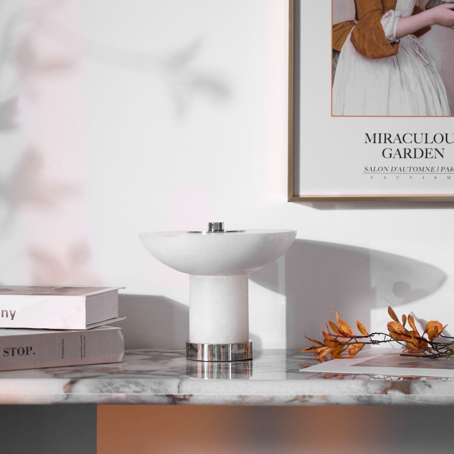 Aesmoze Alabaster Table Lamp