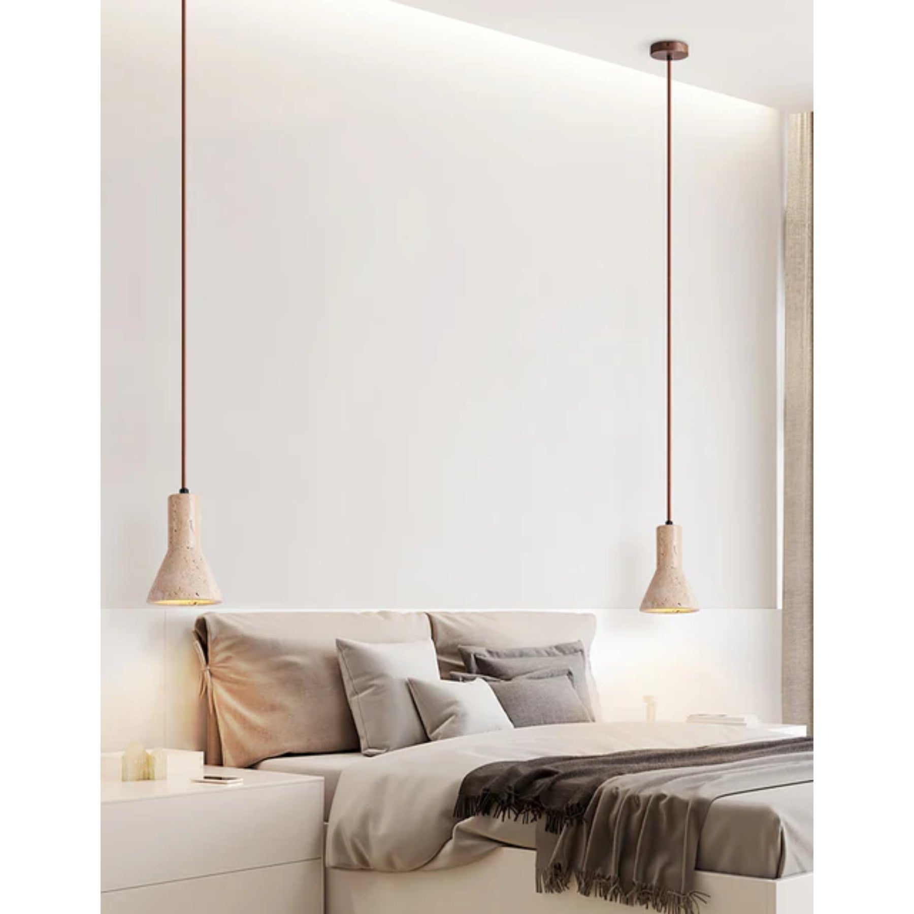 Aeremis Natural Stone Pendant Lamp
