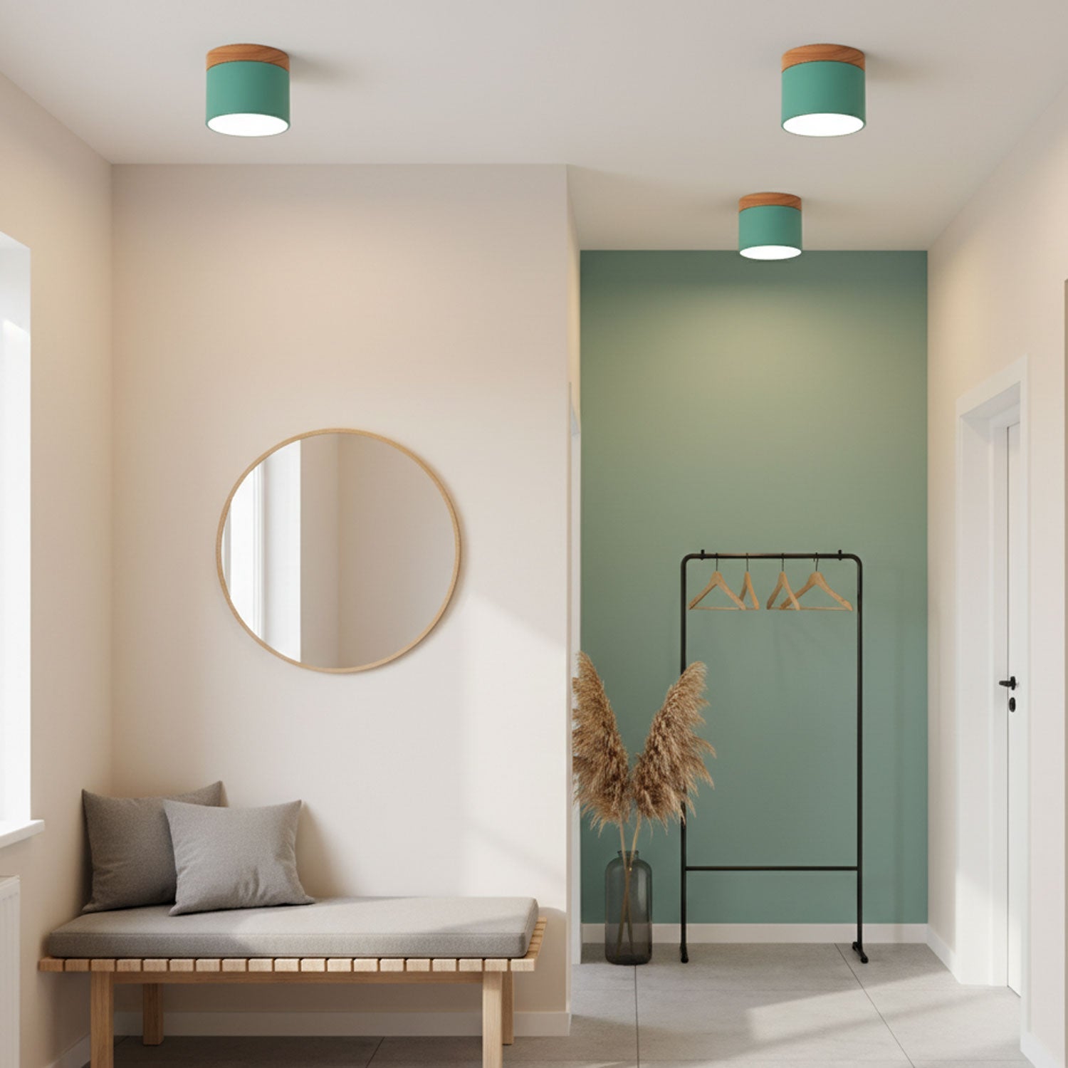 Amfi Cylinder Spotlight Ceiling Lamp