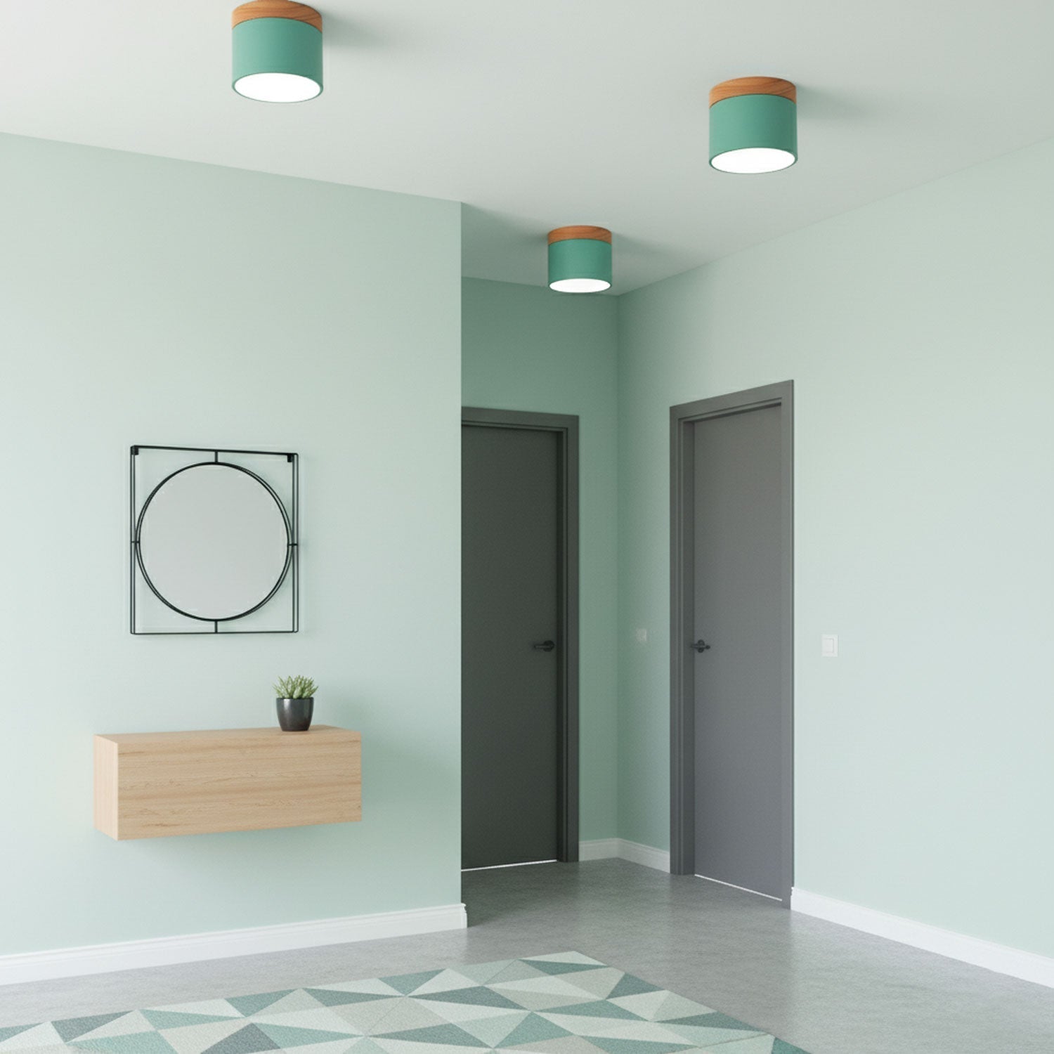 Amfi Cylinder Spotlight Ceiling Lamp