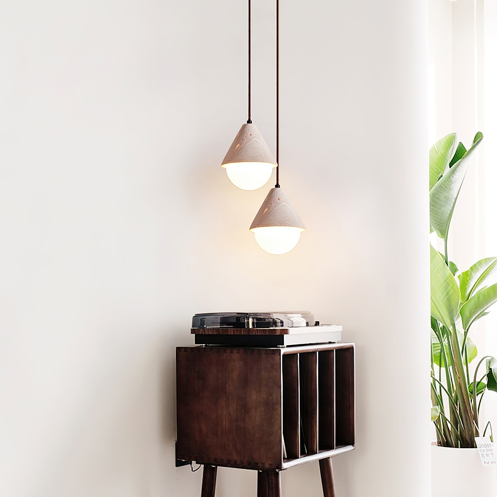 Alosim Travertine Pendant Lamp