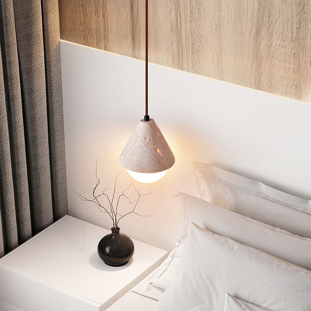 Alosim Travertine Pendant Lamp