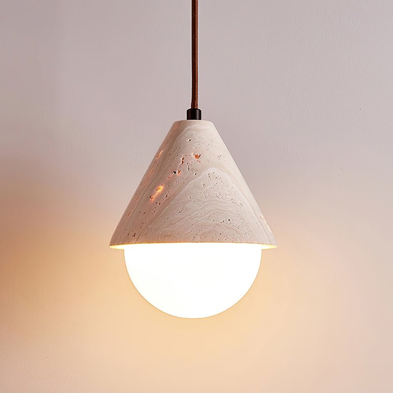 Alosim Travertine Pendant Lamp