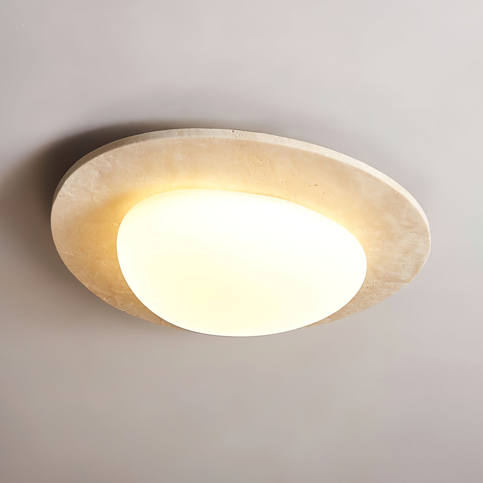 Arone Natural Stone Ceiling Lamp
