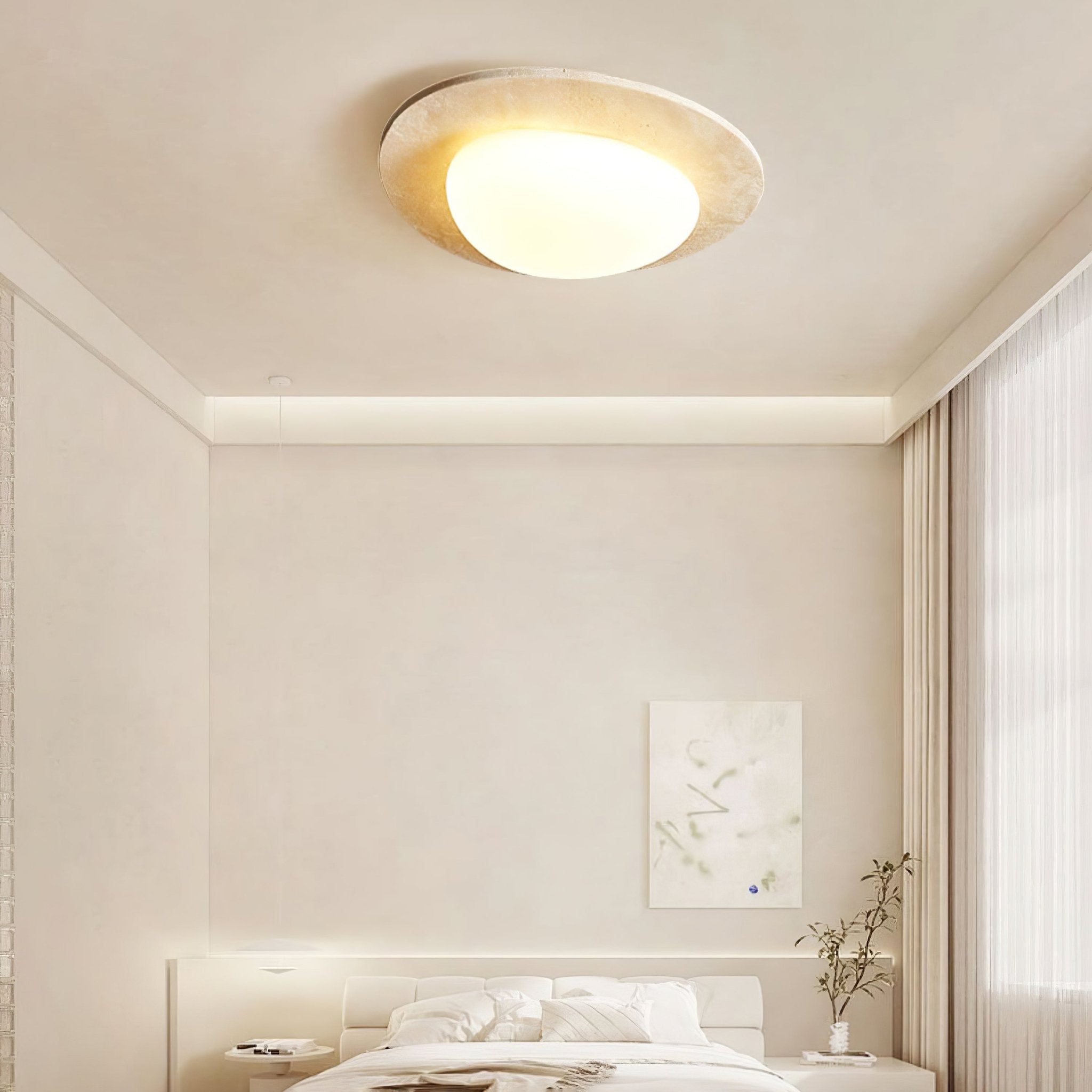 Arone Natural Stone Ceiling Lamp