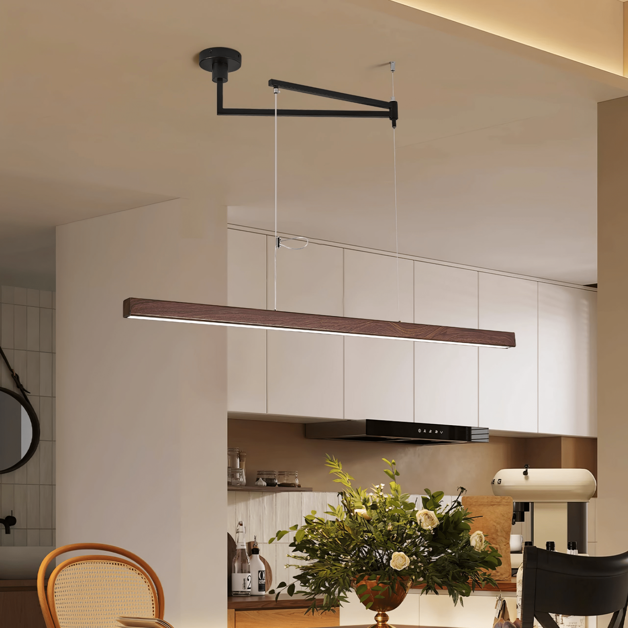 Amivesa Swing Arm Pendant Lamp