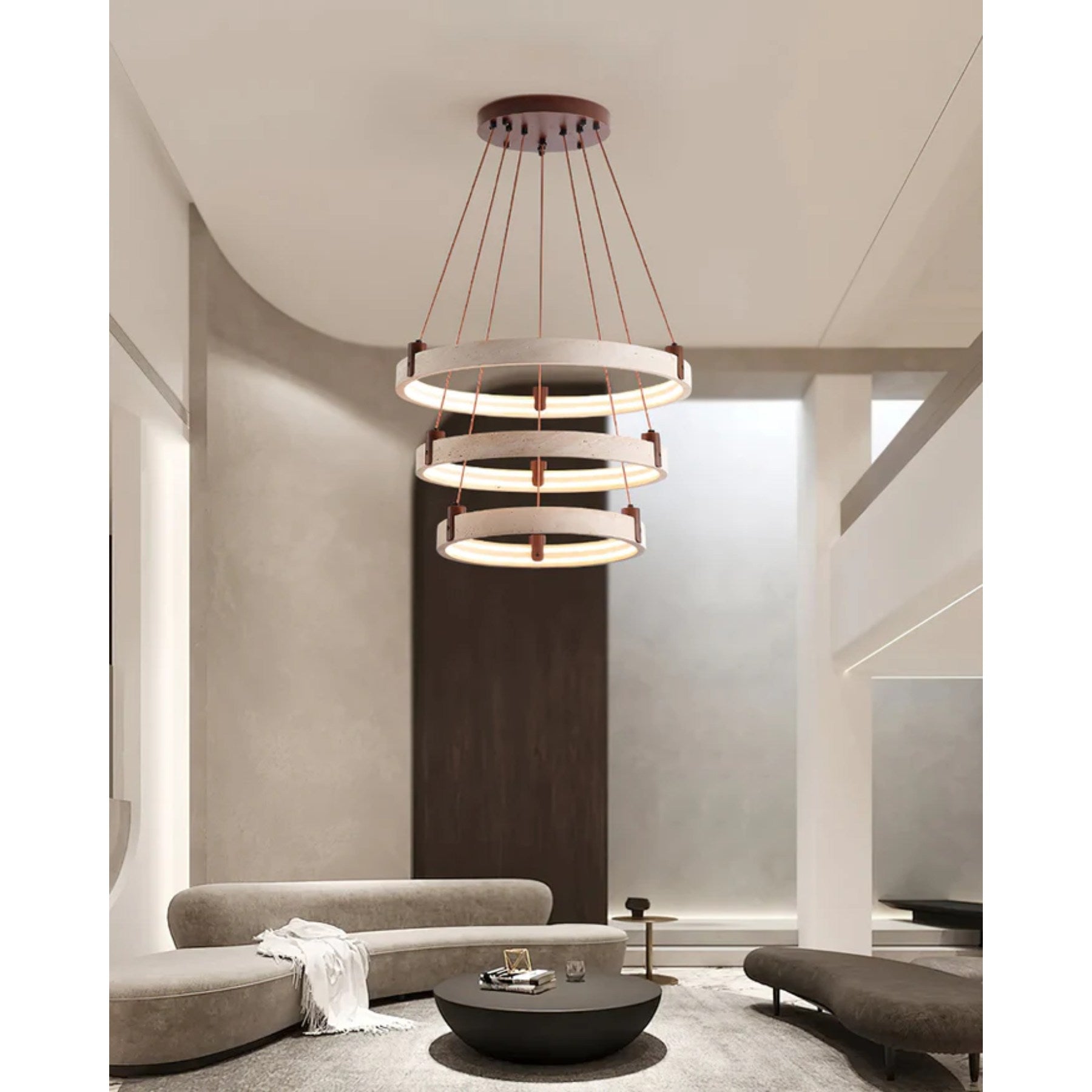 Aluson Natural Stone Pendant Lamp