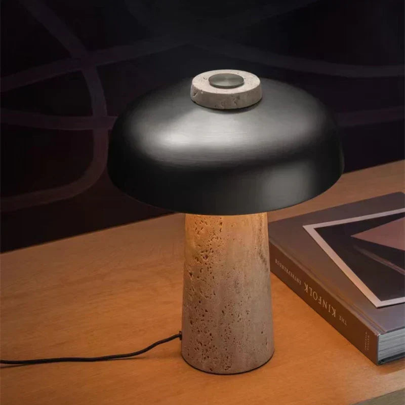 Alto Travertine Table Lamp