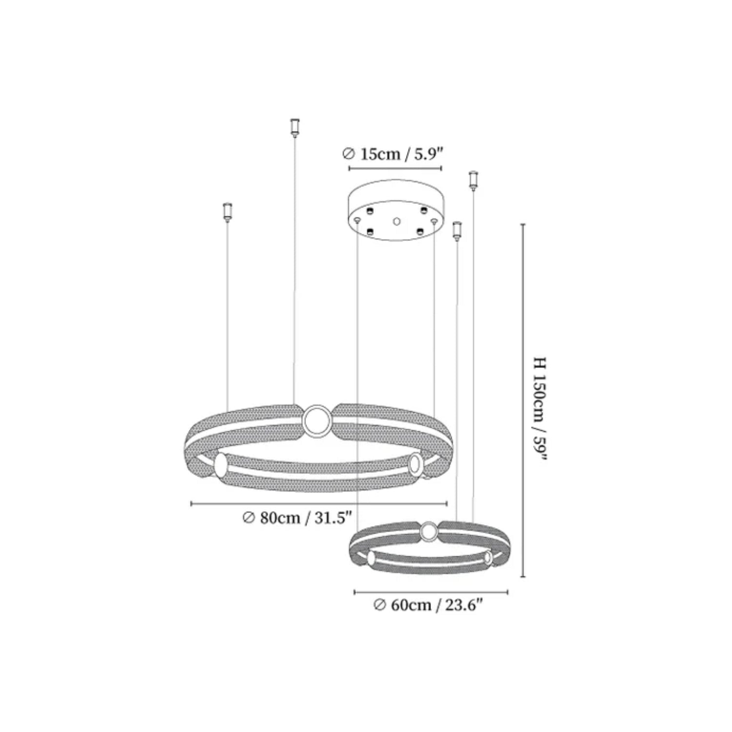 Alome Ring Design Pendant Lamp