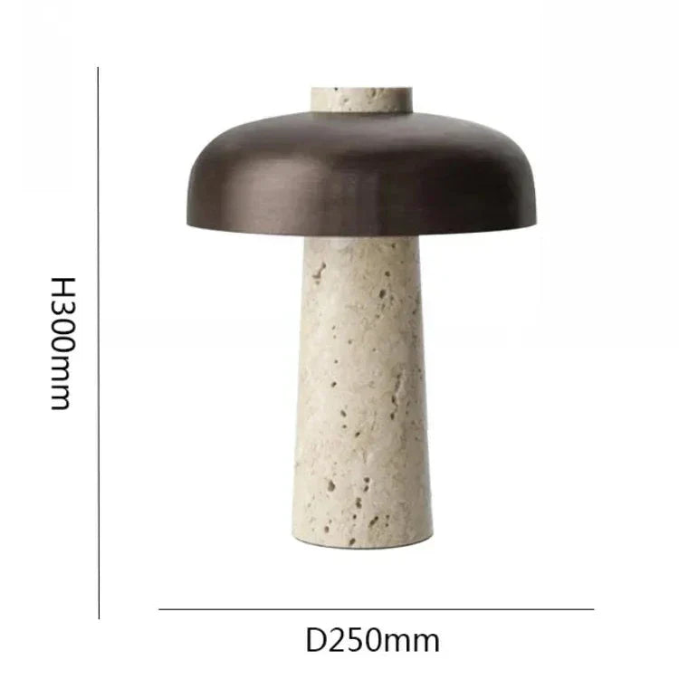 Alto Travertine Table Lamp